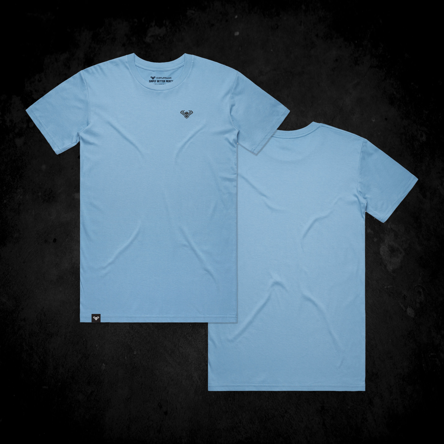 Minimal IceManIsaac Academy T-Shirt Blue